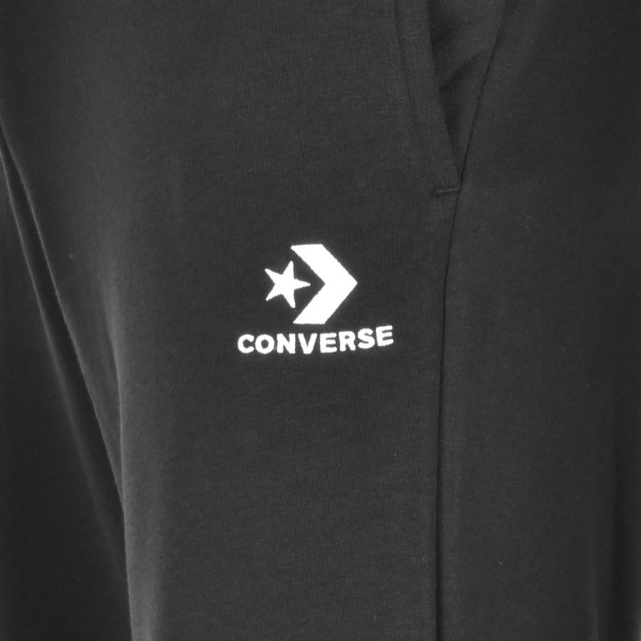 Alternative Image for ProductConverse Star Chevron Logo Jogging Bottoms Black3